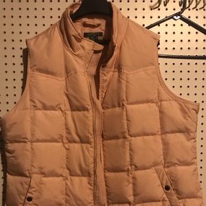 Lauren by Ralph Lauren Blush Puffer Vest